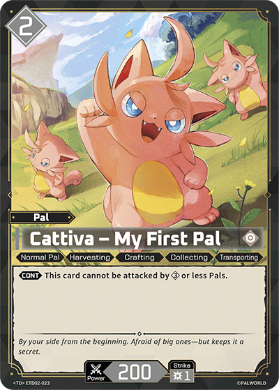 Released Cattiva – My First Pal card ETD02-023